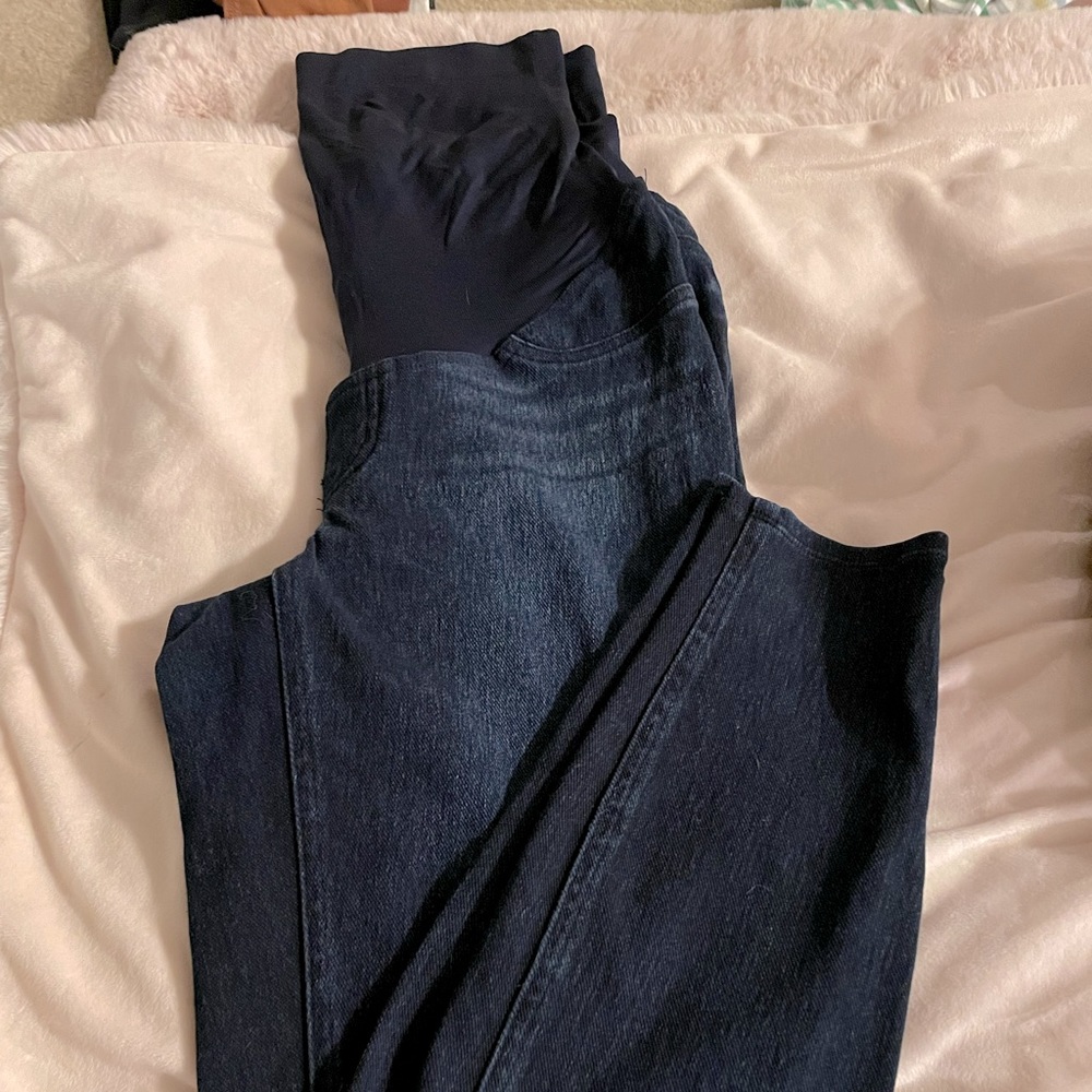 Spanx maternity jeggings, size M